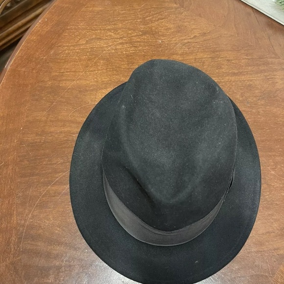 Vintage CHURCHILL LTD. Black "25" Beaver Fedora Hat - Picture 8 of 9